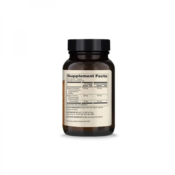 DR. MERCOLA Organic Fermented Turmeric (Immune Support) 60 Capsules