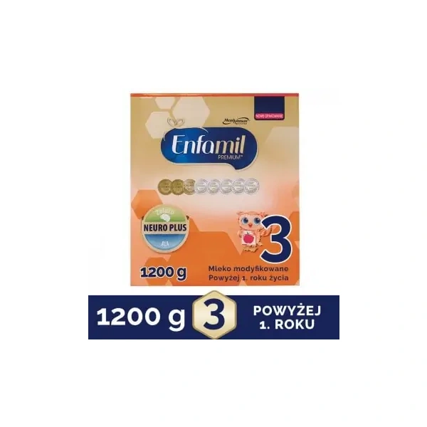 ENFAMIL 3 Premium Modified milk (For Children, After 1 year old) 1200g