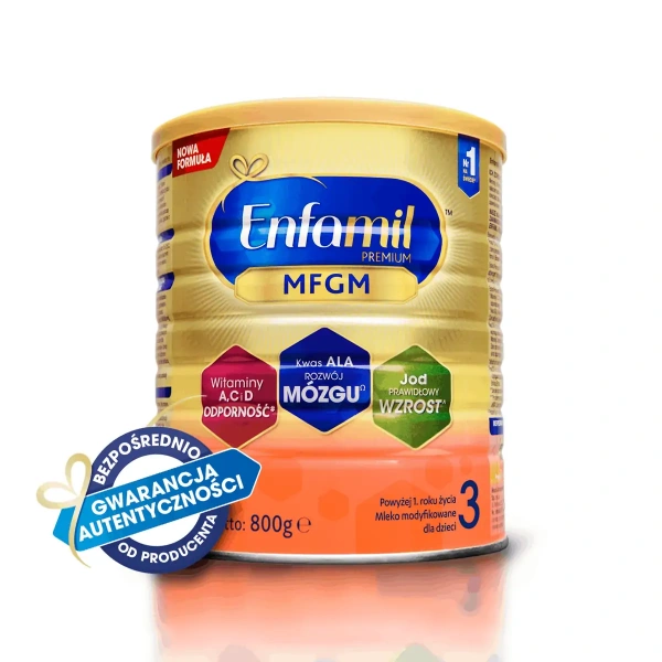 ENFAMIL 3 Premium Modified milk (For Children, After 1 year old) 6 x 1200g