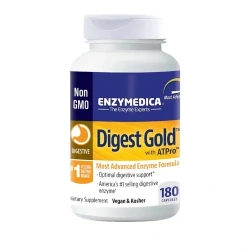 ENZYMEDICA Digest Gold ATPro (Digestive Enzyme Complex) 180 Capsules