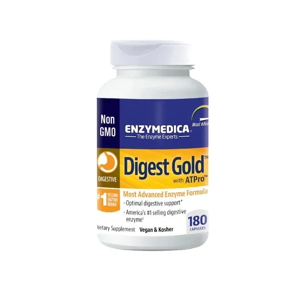 ENZYMEDICA Digest Gold ATPro (Kompleks enzymów trawiennych) 180 Kapsułek