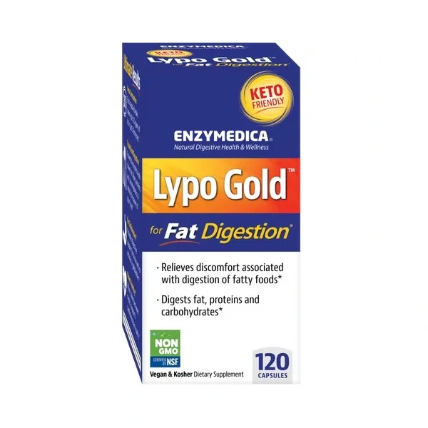ENZYMEDICA Lypo Gold (Promotes the Digestive System) 120 capsules
