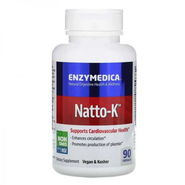 ENZYMEDICA Natto-K (Cardiovascular Health) 90 Capsules
