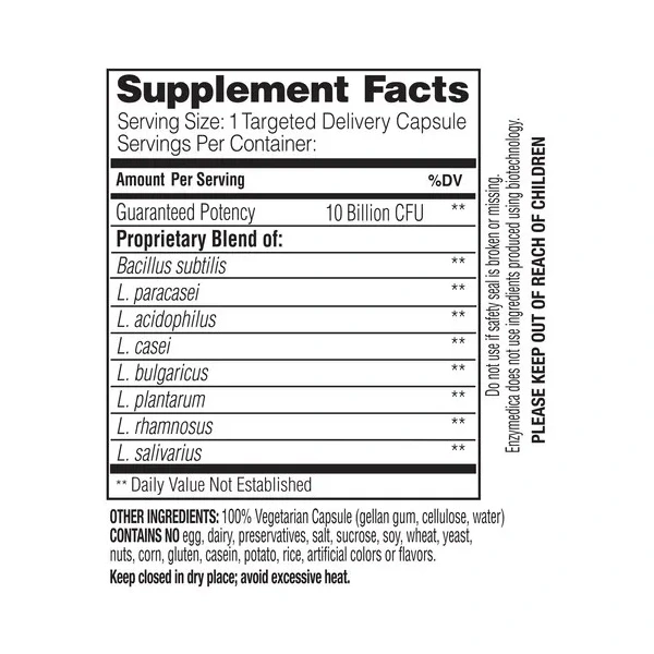 ENZYMEDICA Pro-Bio (Guaranteed Potency Probiotic) 90 Capsules