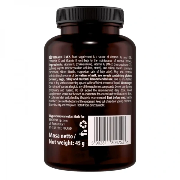 ESSENCE Vitamin D3K2 - 90 Capsules