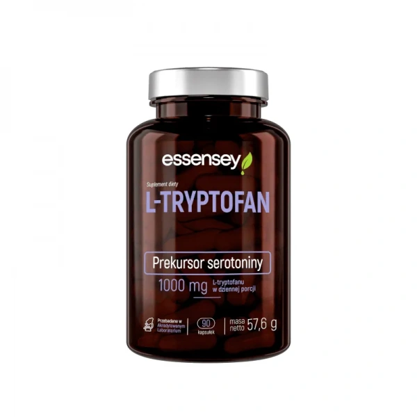 ESSENSEY L-Tryptophan (Serotonin and Melatonin Precursor) 90 Vegetarian Capsules