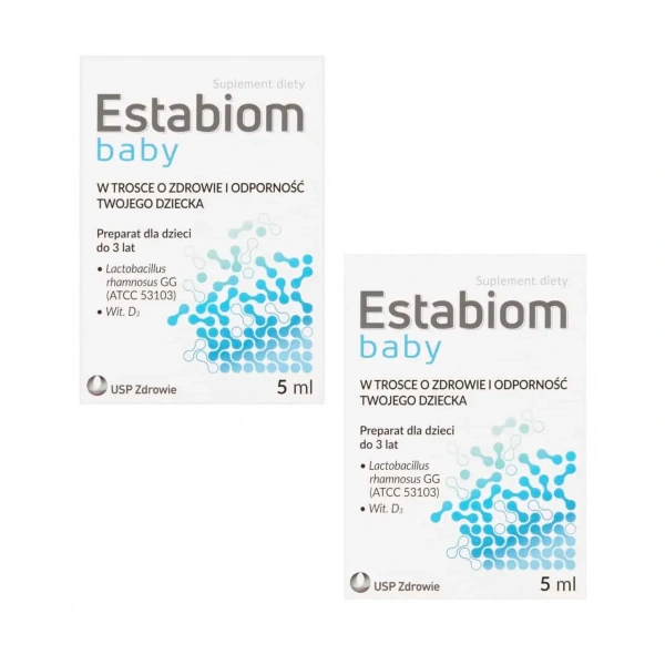 ESTABIOM Baby (Probiotic for children, Immunity support) Drops 2 x 5ml
