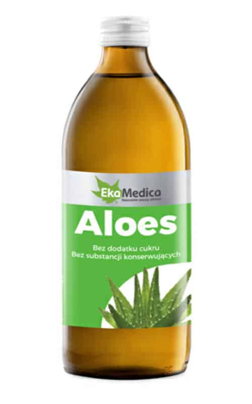 EKAMEDICA Aloes (Wspiera Odporność, Układ Pokarmowy i Trawienny) 500ml