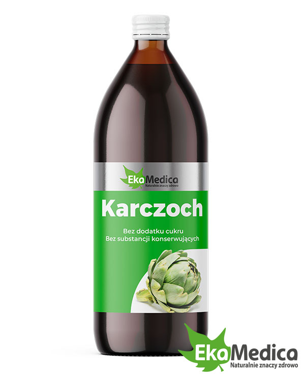 EKAMEDICA Karczoch (Wsparcie układu krążenia, Odchudzanie, Zdrowie wątroby) 1000ml