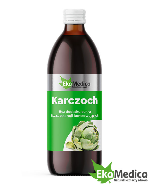 EKAMEDICA Karczoch (Wsparcie układu krążenia, Odchudzanie, Zdrowie wątroby) 500ml