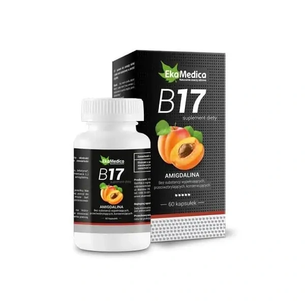 EKAMEDICA B-17 Amygdalin (Vitamin B17 - Apricot Kernels Extract) 60 capsules