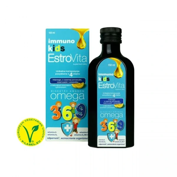 EstroVita Immuno Kids (Natural immunity for Children) 150ml Lemon