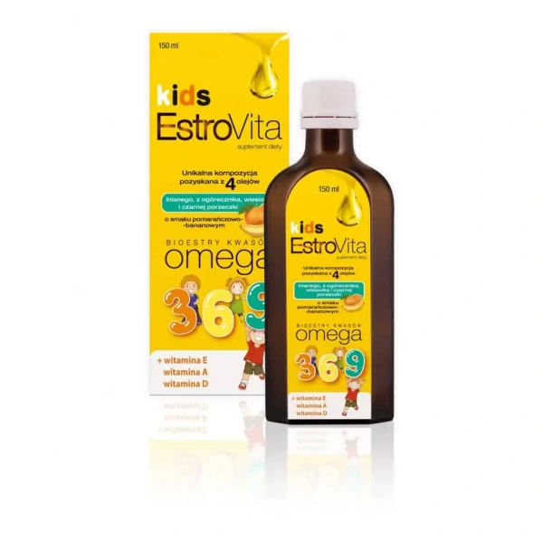 EstroVita Kids (Omega Acids for Children) 150ml Orange-Banana