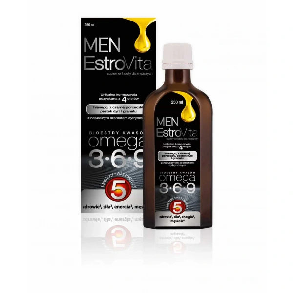 EstroVita MEN (Kwasy tłuszczowe Omega dla mężczyzn) 250ml