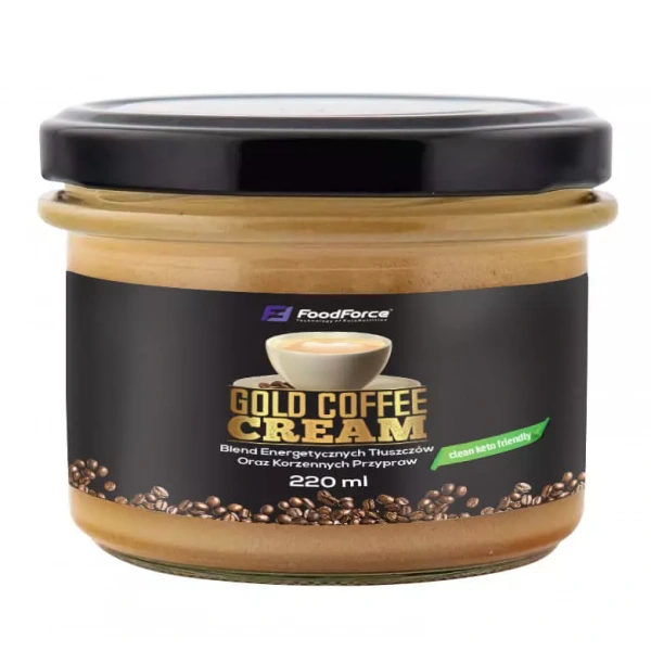 FOOD FORCE Gold Coffee Cream (Blend Energetycznych Tłuszczów) 220ml
