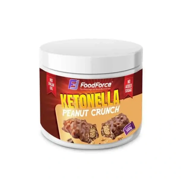 FOOD FORCE Ketonella Peanut Crunch (Peanut cream) 500g