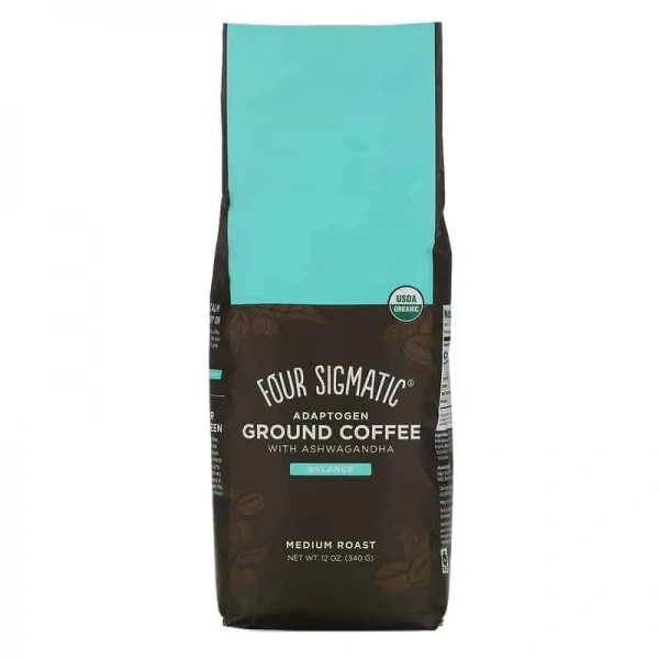 FOUR SIGMATIC Adaptogen Ground Coffee (Kawa mielona z z Ashwagandha) 340g