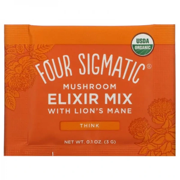 FOUR SIGMATIC Lion's Mane Elixir (Think, Focus) 20 Sachets