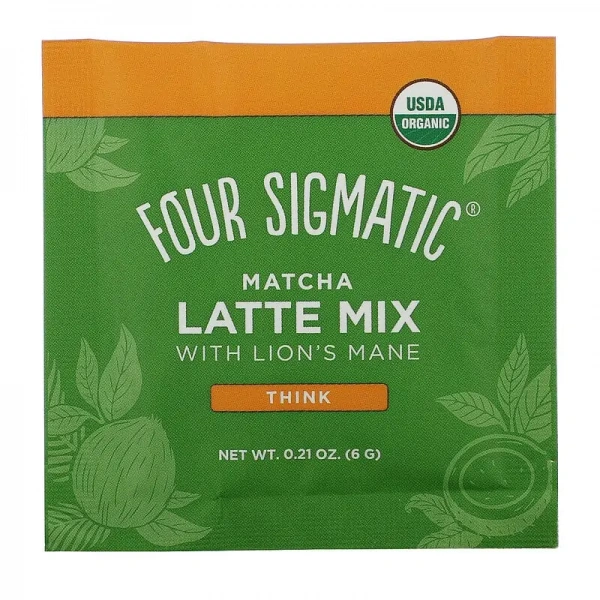 FOUR SIGMATIC Matcha Latte Mix with Lion's Mane (Matcha Latte z Lion's Mane) 10 Saszetek