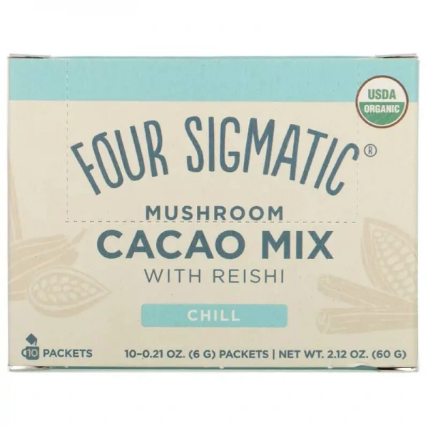 FOUR SIGMATIC Mushroom Cacao Mix with Reishi (Kakao z Reishi) 10 Sachets