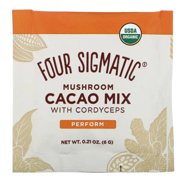 FOUR SIGMATIC Mushroom Cacao with Cordyceps (Cocoa with Cordyceps) 10 Sachets