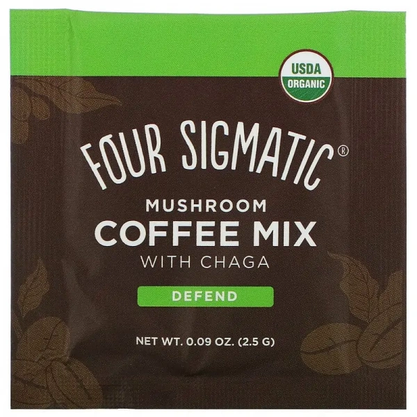 FOUR SIGMATIC Mushroom Coffee Mix with Chaga 10 Sachets