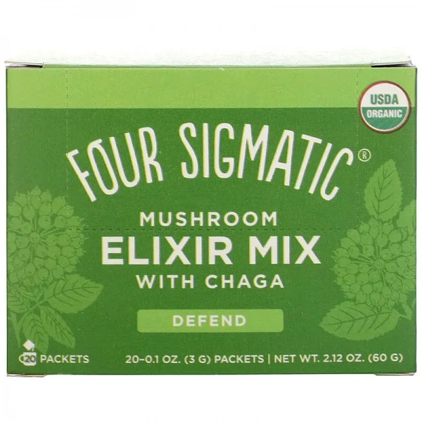 FOUR SIGMATIC Mushroom Elixir Mix with Chaga (Defend) 20 Sachets