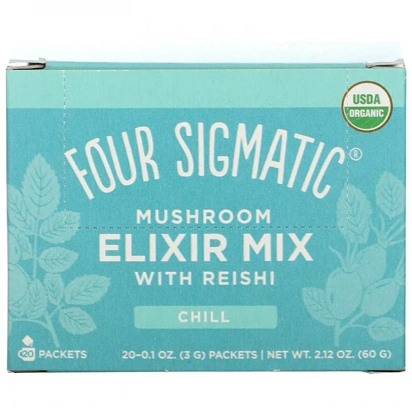 FOUR SIGMATIC Mushroom Elixir Mix with Reishi 20 Sachets