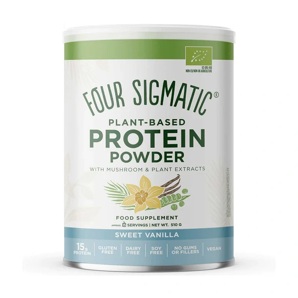 FOUR SIGMATIC Plant-Based Protein (Vegan protein with Adaptogens) 510g