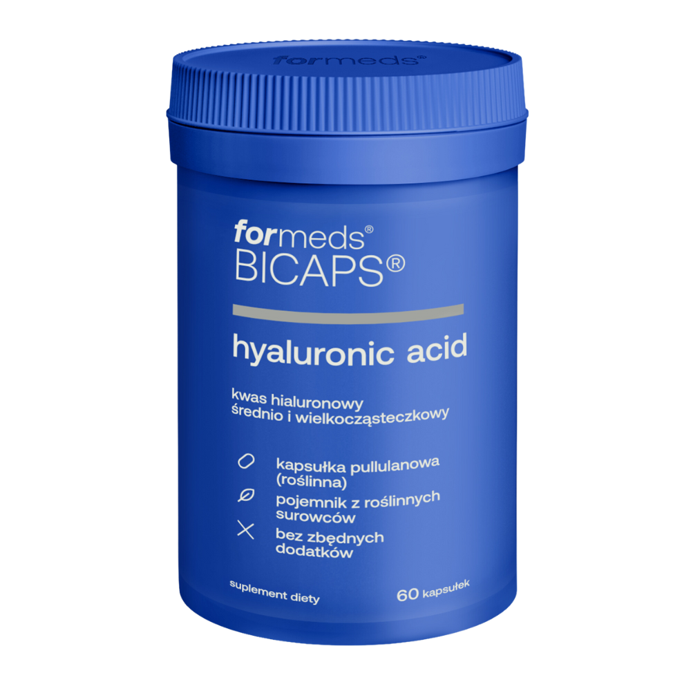 ForMeds BICAPS HYALURONIC ACID (Kwas Hialuronowy) - 60 kapsułek wegańskich