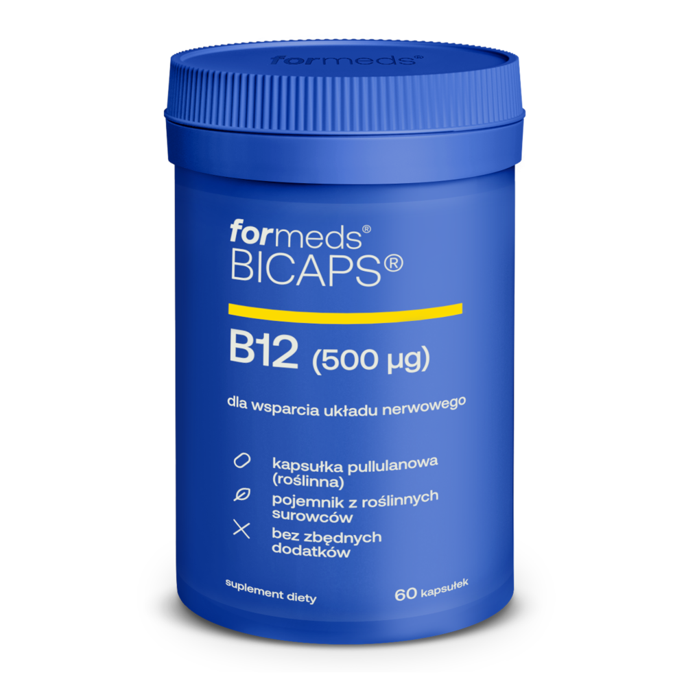 ForMeds Bicaps B12 (Witamina B12 Metylokobalamina) 60 Kapsułek roślinnych
