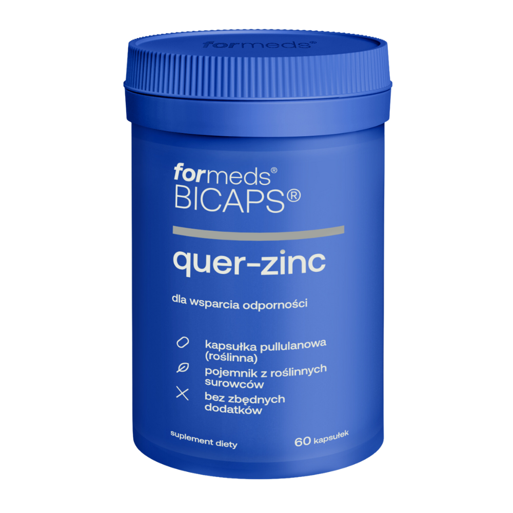 FORMEDS BICAPS QUER-ZINC (Kwercetyna + Cynk + Witamina C) 60 Kapsułek wegańskich