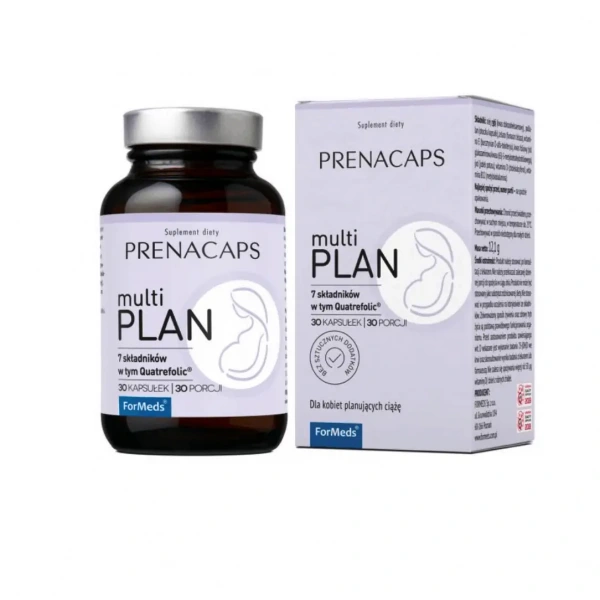 ForMeds PRENACAPS multiPLAN (Vitamins for Women Planning Pregnancy) 30 capsules