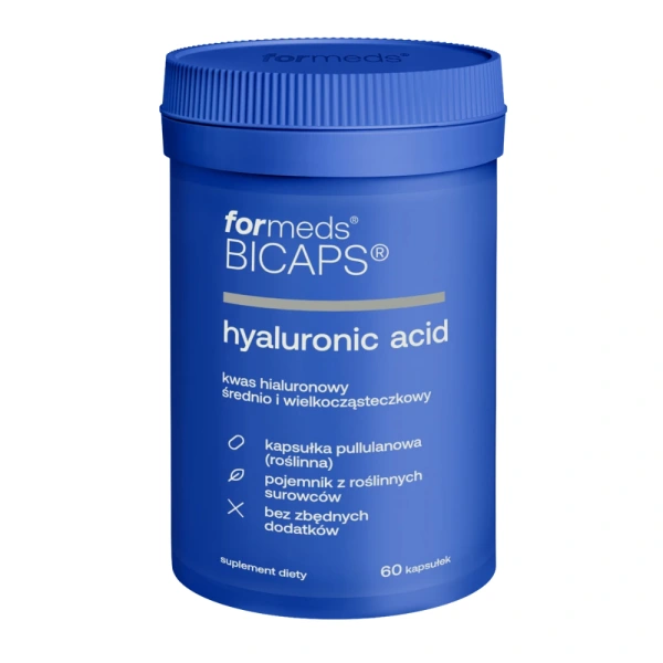 ForMeds BICAPS HYALURONIC ACID - 60 vegan capsules