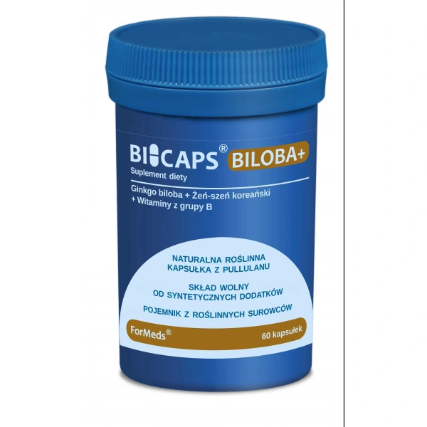 ForMeds BICAPS BILOBA + (Memory, Nervous System) 60 Capsules