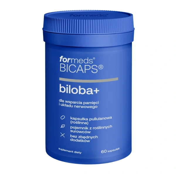 ForMeds BICAPS BILOBA + (Memory, Nervous System) 60 Capsules