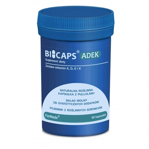 ForMeds BICAPS ADEK (Vitamin A, D, E and K Kit) 60 capsules