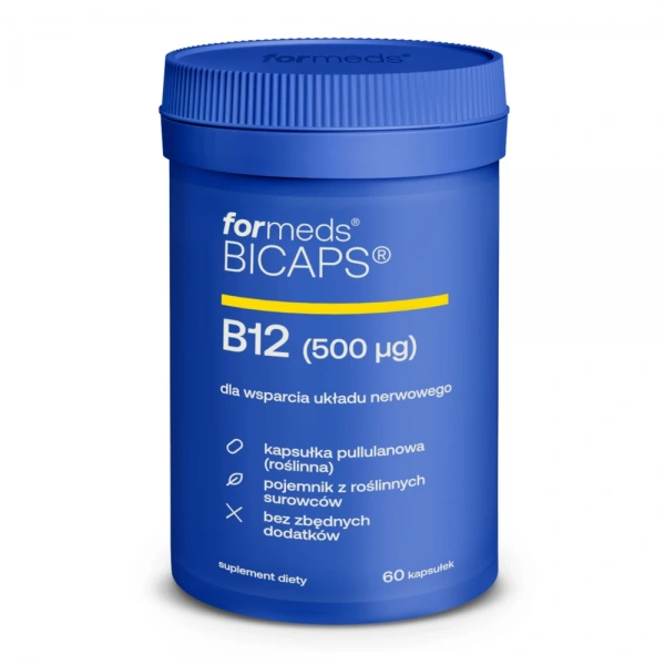ForMeds Bicaps B12 (Vitamin B12 Methylcobalamin) 60 vegetable capsules