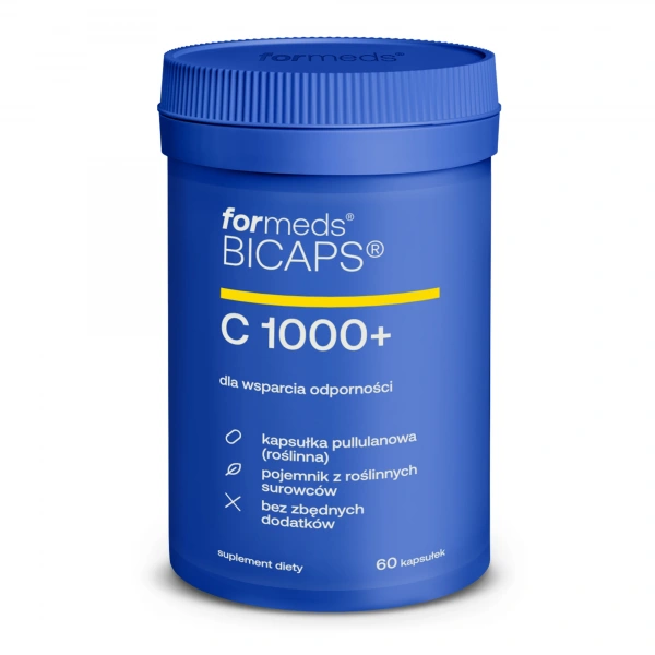 ForMeds Bicaps C 1000+ (Witamina C, Odporność) 60 Kapsułek
