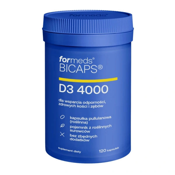 ForMeds Bicaps D3 4000 (Vitamin D3 from Lanolin) 120 Capsules