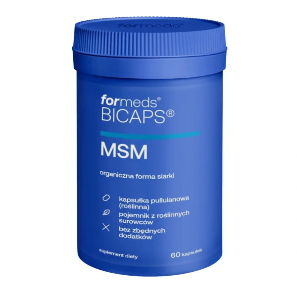 ForMeds Bicaps MSM (Metylosulfonylometan) 60 Kapsułek roślinnych