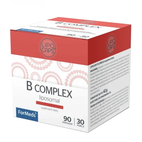 FORMEDS LIPOCAPS B COMPLEX (Liposomalne witaminy z grupy B) 90 Kapsułek