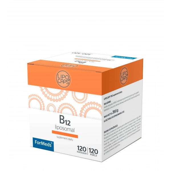 ForMeds LIPOCAPS B12 (Vitamin B12) 120 capsules
