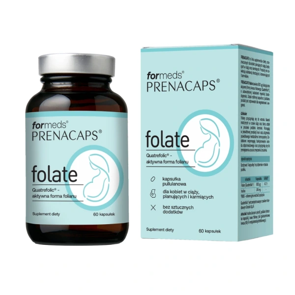 ForMeds PRENACAPS Folate (Folic acid for pregnant women) 60 vegan capsules