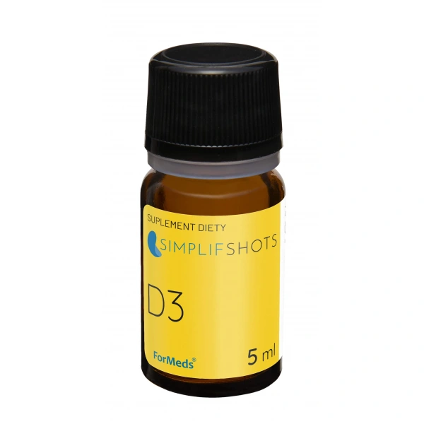 ForMeds SIMPLIFSHOTS D3 (Vitamin D3 Shots) 20 x 5ml