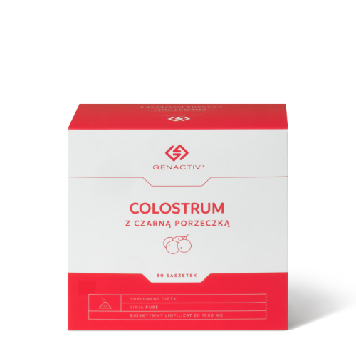 GENACTIV Colostrum z Czarną porzeczką 30 Saszetek