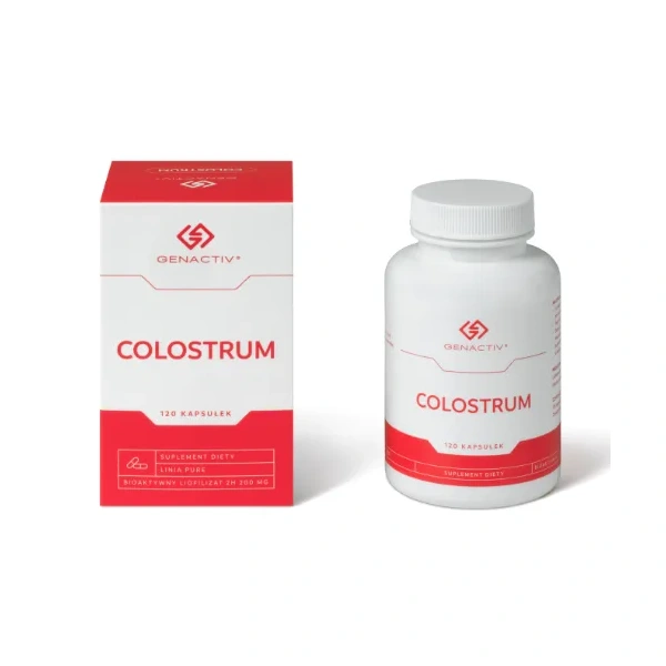 GENACTIV Colostrum (Bovine Colostrum) 120 Capsules