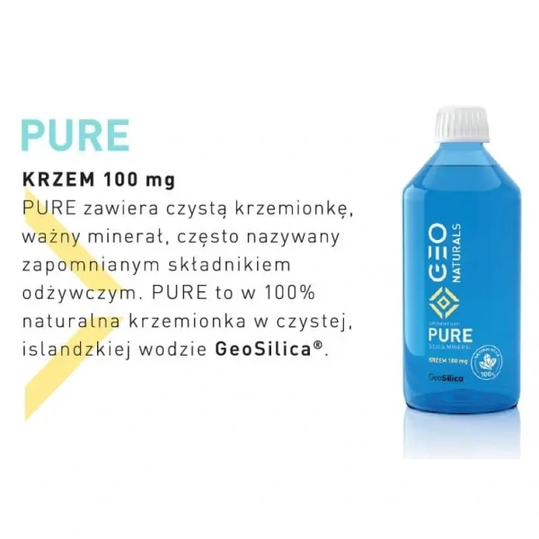 GEONATURALS Pure Silica Forte Krzem 200mg 500ml