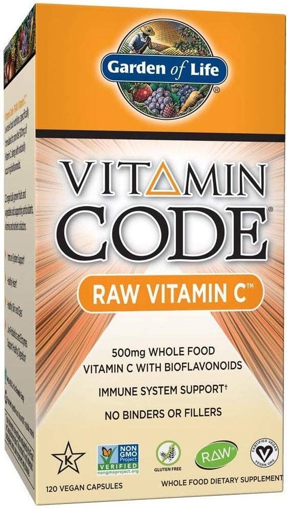GARDEN OF LIFE Vitamin Code RAW Vitamin C (Witamina C) 500mg 120 Kapsułek wegetariańskich
