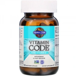 GARDEN OF LIFE Vitamin Code RAW Vitamin E 60 Kapsułek wegetariańskich